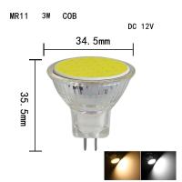ราคา หลอดไฟสปอตไลท์ LED GU4 MR11 12V 24V COB SMD 2W 3W สีขาวอบอุ่นเย็น30W หลอดฮาโลเจนประหยัดพลังงาน (19391523588)