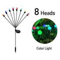 ราคา Colorful Solar Garden Light Firefly Solar led lights outdoor waterproof Solar garden lights decoration lightsSolar christmas lights outdoor waterproof firework lights led outdoor light waterproof (167