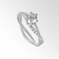 ราคา A CEMI Swirl Ring แหวนเงินแท้ ชุบทอง 18K (3489030919)