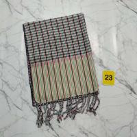 ราคา ผ้าพันคอทอมือ ผ้าพันคอผู้ชาย ผ้าพันคอฝ้ายทอมือ ผ้าพันคอลายสก๊อต งานครูสลาหน้าแคบ ขนาดผ้ากว้าง 20 ซม ยาว 200 ซม (17639780041)