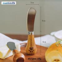 ราคา JustLiving 1ชิ้นสเปรดเดอร์ไม้และสแตนเลสมีดทาเนยที่โดดเด่นมีดตัดครีมชีสมีดทาแยมขนาดเล็กสำหรับอาหารเช้า (17048707562)