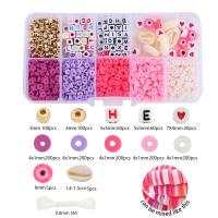 ราคา 1350ชิ้น กล่อง4มมลูกปัดดินโพลิเมอร์ลูกปัด Fimo ธรรมชาติเปลือกหอยตัวอักษรหัวใจลูกปัดสีทอง CCB ลูกปัดยืดหยุ่นสำหรับสร้อยข้อมือสร้อยคอ DIY เครื่องประดับทำชุดอุปกรณ์เสริม (10146194605)