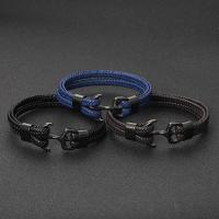 ราคา COD 2018 สร้อยข้อมือสมอเรือสแตนเลสรุ่นใหม่ กำไลเสน่ห์ผู้ชายหนังแท้ สร้อยข้อมือหนังถักแบบกำหนดเอง (15960020220)