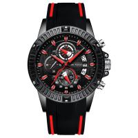 ราคา MINI FOCUS ชายหรูหราควอตซ์นาฬิกาข้อมือกีฬากันน้ำ Analog วันที่นาฬิกาของขวัญ (9227752591)