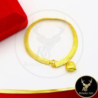 ราคา 94BD สร้อยข้อมือ สร้อยข้อมือแฟชั่น ลายบิดแบน งานเคลือบแก้ว เหมือนแท้ 100 ทองโคลนนิ่ง ทองชุบ ทองเคลือบแก้ว น้ำหนัก 3 บาท ความยาว 7 5 นิ้ว (19072082872)