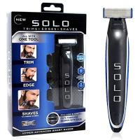 ราคา ส่งจากกรุงเทพฯ Microtouch SOLO เครื่องโกนหนวดไฟฟ้าของผู้ชาย เครื่องโกนหนวดแบบชาร์จไฟได้ที่กันจอนเครื่องโกนหนวดอเนกประสงค์ WITH 3 TRIM COMBS Men Micro Touch Microtouch Solo Razor Shaver Multifunction (