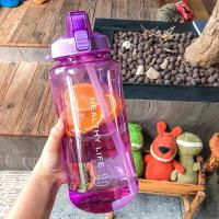 ราคา ฟรีสติ๊กเกอร์ ขวดน้ำดื่ม กระบอกน้ำใส กระบอกน้ำพลาสติกใส สำหรับคนรักสุขภาพขวดน้ำพกพา ขนาด2ลิตร กระบอกน้ำใส กระบอกน้ำพลาสติกใส (17643691727)