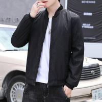 ราคา แจ็คเก็ตผู้ชาย2021ฤดูใบไม้ร่วงและฤดูหนาวใหม่แจ็คเก็ตผู้ชายเทรนด์แฟชั่นเกาหลีแจ็คเก็ตบุคอตตอนเสื้อบอมเบอร์ (9888631572)