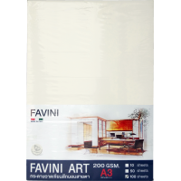 ราคา FAVINI ART กระดาษ 100 ปอนด์ A3 ชนิดหยาบ 200 แกรม 100 แผ่น (13626226828)