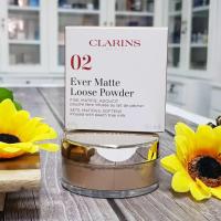 ราคา แป้งฝุ่นเนื้อแมตต์ clarins Ever matte loose powder 15g เบอร์ 01 Ligh เบอร์ 02 medium (20469233573)