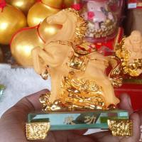 ราคา ม้าทอง ปีมะเมีย ขยันขันแข็ง ม้าตั้งโชว์ สูง4นิ้ว 12นักษัตร ของขวัญ ตรุษจีน ปีใหม่จีน ของมงคล ฮวงจุ้ย เหรียญจีน ของฝาก (4170612517)