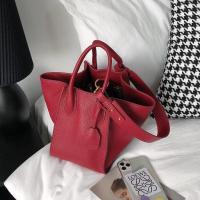 ราคา กระเป๋าหนังถุงปีกหนังวัวชั้นหนึ่งกระเป๋าทรงขนมจีบแบบพกพาผู้หญิงความจุมากกระเป๋าสะพายไหล่ Crossbody (19885497024)