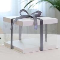 ราคา ขาวใสกล่องเค้กใสทรงสูง กล่องเค้กบาร์บี้ กล่องเค้กคุ๊กตา ขนาดครึ่ง 5ปอนด์ (5207794196)