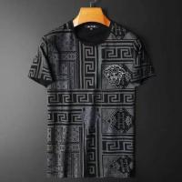 ราคา VERSACE Stesen Eropah Musim Panas เสื้อยืดแขนยาวสำหรับผู้ชายเสื้อผ้าแฟชั่นแขนยาวสำหรับผู้ชาย (9228919812)