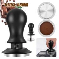 ราคา MC ส่งฟรี 51 53 58Mm สอบเทียบที่อัดกาแฟ 25ที่อัดกาแฟความดันคงที่เอสเปรสโซ่ที่บรรจุฐานแบนเครื่องมือบาริสตา (19353995297)