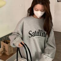 ราคา Simon เสื้อวอร์มวินเทจผู้หญิงเสื้อสวมหัวเข้ารูปคอกลมหลวมลายพิมพ์แขนยาวตัวอักษรสำหรับฤดูใบไม้ร่วง (20953233282)