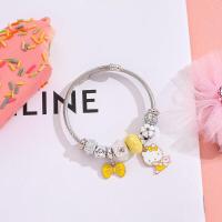 ราคา XiaoboACC กำไลข้อมือเงินสแตนเลสการ์ตูนแมวคิตตี้แฟชั่นสำหรับผู้หญิงกำไลรูปโบว์แบบเปิด (19514810562)