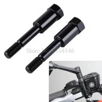 ราคา 1 5 Rear M10 1 25mm Mirror Extensions for Harley SporsterRoad King Mirror Extension Adapter For Harley Heritage Softail (13427944854)