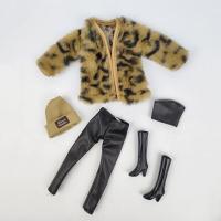 ราคา ชุดเสื้อผ้าแฟชั่นตุ๊กตาขนเสือดาวสำหรับเครื่องแต่งกายตุ๊กตาบาร์บี้1 6ตุ๊กตาเสื้อโค้ทกางเกงเดินอุปกรณ์สำหรับตุ๊กตาบาร์บี้รองเท้าบูทหมวกของเล่น (19305479426)