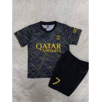 ราคา ชุดกีฬาฟุตบอลเด็กแขนสั้น กางเกง ลายสโมสรปารีส ชุดเยือน ปี2023สกรีนชื่อเอ็มบัปเป้ เบอร์7สินค้าคุณภาพเนื้อผ้าหนานุ่มไม่บางพร้อมส่ง (21150012320)