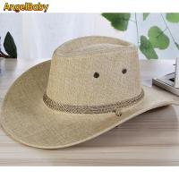 ราคา AngelBaby หมวกคาวบอยหมวกปีกกว้างสำหรับผู้ชายสำหรับฤดูร้อน (12485408303)