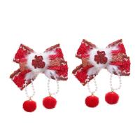 ราคา X z moonlighligh ปิ่นปักผมมีพู่สำหรับเด็กปีใหม่กิ๊บติดผมสีแดงขนาดใหญ่รูปเจ้าหญิงกิ๊บติดผมโบว์ติดผมเครื่องประดับผม (20798257489)