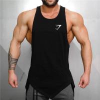 ราคา GymShark shark muscle man didnt workout clothes sleeveless vest summer cotton running training suit (19954749519)