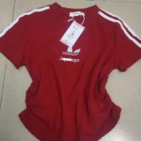 ราคา อาดิดาส2023ฤดูร้อนใหม่เสื้อยืดคอกลมแขนลำลองขาสั้นสำหรับเด็กผู้หญิงแฟชั่นของผู้หญิงแท้ใหม่เสื้อกีฬาแบบบางเสื้อสั้นวัยรุ่นสุดฮอต (19815834052)