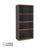 ราคา Livinghome FurnitureMall ตู้เอกสารสูง ขนาด 80x40x168 6 cm รุ่น ROCCO สีน้ำตาล เทา (18047594091)