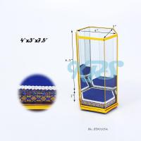 ราคา ตู้ใส่ของที่ระลึกทรงหกเหลี่ยม ตู้โชว์ ตู้ใส่พระ ตู้ครอบพระ ตู้กระจก พระพุทธโสธร โมเดล องค์เทพ เทพกวนอู พระพุทธชินราช หลวงพ่อโสธร (17414487989)