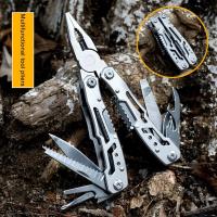 ราคา Leatherman คีมตัดอเนกประสงค์ชุดเลื่อยไขควงกลางแจ้งแบบพับได้อุปกรณ์เจาะรู (10328902317)
