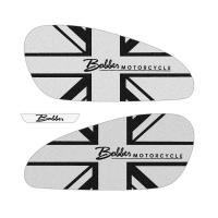 ราคา ของมาใหม่ สำหรับ Triumph Bobber Retro Locomotive Bonneville แผ่นถังเชื้อเพลิงรถมอเตอร์ไซค์3M ป้องกันสติ๊กเกอร์บุรองด้านข้างอุปกรณ์เสริมรูปลอกลายฝ้า (20004452673)