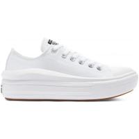 ราคา Converse คอนเวิร์ส รองเท้าผู้หญิง รองเท้าผ้าใบ รองเท้าแฟชั่น Women ลิขสิทธิ์แท้ Chuck All Star Taylor Move Platform Low Top WhiteOX 570257CU1WW 570256CU1BK 2590 (21014463051)
