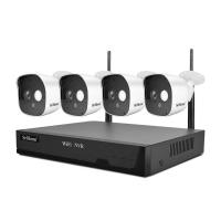 ราคา SriHome 4 8CH NVR Kit ระบบรักษาความปลอดภัยไร้สาย 1080P FHD WiFi กล้อง IP กล้องวงจรปิด 4 ชิ้น NVS002 (21188175416)