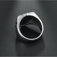 ราคา เครื่องประดับแฟชั่นแหวนสำหรับผู้ชายรูปนักขับแฟชั่นสมอเรือพังก์ไวกิ้งยอดนิยม (19747610409)