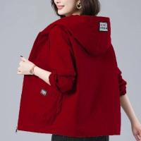 ราคา เสื้อแจ็คเก็ตสำหรับผู้หญิง2022ใหม่เสื้อแจ็คเก็ตผู้หญิงเสื้อโค้ทมีฮู้ดแขนยาวเสื้อโค้ทลำลองผู้หญิงเสื้อกันลมทนทานพลัสไซส์5XL (19506491694)