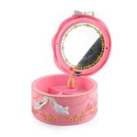 ราคา Ballet Music Box Fashionable Portable Innovative Girls Ballerina Jewelry Box Rotating Music Box for Gift (17953245276)