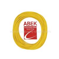 ราคา สายไฟอ่อน สายไฟรถยนต์ ขนาด 1 5 2 0 ตร มม ขายยกม้วน 1 ม้วน ยาว 30 เมตร ยี่ห้อ ABEK ชนิดทองแดงแท้ สายไฟเต็มเส้น (19338469621)