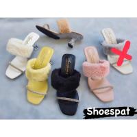 ราคา รองเท้าขนมิ้ง รองเท้าขนนิ่ม รองเท้าขนนุ่มรองเท้าส้นแก้วรองเท้าส้นสูง รองเท้าแฟชั่น รองเท้าออกงาน รองเท้าใส่งานแต่ง (19922018969)