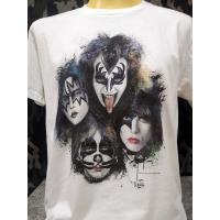 ราคา เสื้อวงนำเข้า Kiss band Queen AC DC Aerosmith Van Halen Metal Hard Rock Heavy Metal Style Vitage T Shirt (20365699869)