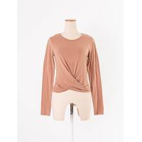 ราคา Zara เสื้อแขนยาวสีน้ำตาล ผ้าทบไขว้ที่เอว ป้ายแบรนด์ระบุไซส์ EUR M Preloved (20613913740)