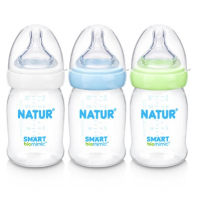 ราคา ขวดนมเนเจอร์คอกว้าง Natur Smart Biomimic PP ไม่ดูด ไม่ไหล เเพ็ก 2 ขวด ฟรี 1 ขวด ของแท้ (16439381152)