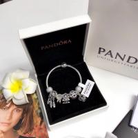 ราคา พร้อมมอบสร้อยข้อมือ Pandora แท้ 100 จี้เงินแท้ ชิงช้าสวรรค์ เป็นของขวัญให้แฟนหรือวันเกิด (13005624385)