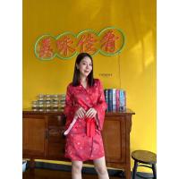 ราคา พร้อมส่งXS XL JUNGKOOK กี่เพ้าสีแดง ชุดเดรสสีแดง เดรสลายดอก ชุดเดรสสาวอวบ ชุดเดรสใส่ไปงานแต่ง ชุดเดรสใส่วันตรุษจีน ชุดเดรสคลุมเข่า ชุดเดรส เดรสสีแดง เดรสแฟชั่น แฟชั่นสาวอวบ เดรสสไตล์เกาหลี เดรสยาว เดร