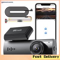 ราคา Broadfashion Dash Cam Front Rear Camera 2K 1K WiFi GPS Driving Recorder Dashboard Camera Parking Monitor WDR Car Dashcam (21212014853)