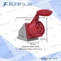 ราคา Industrial plugs Power Plugs 16A32A 3 เฟส 4ขา3P E 3เฟส 5ขา3P N E แบรนด์ Marvel เพาวเวอร์ปลั๊ก (10726582776)