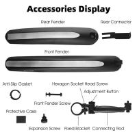 ราคา WEST BIKING 2โครงเหล็กของจักรยานเสือภูเขาชุดแผ่นกันโคลน22 24นิ้ว MTB อุปกรณ์แต่งจักรยาน Fender ขี่จักรยานปีกยางกันโคลนจักรยานเสือภูเขา Fender (19767193512)