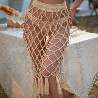 ราคา Women Summer Beach Dress Swim Suit Cover Up 2021 Bathroom Outlet Handmade Crochet Hollow Bead Skirt Floral Cotton Bath Robe (10963412600)