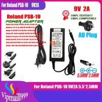 ราคา คุณภาพสูง9V 2A AC DC Adapter สำหรับ Roland PSB 1U กลองเปียโนคีย์บอร์ดอะแดปเตอร์ Po Power Supply AC Cable (9951156318)