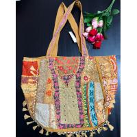 ราคา กระเป๋าผ้าปัก งานอินเดียปักมือ ปักสวยทั้งสองด้าน สินค้าอยู่ไทยพร้อมส่ง (20441727304)